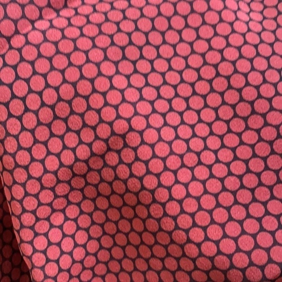 THEORY Dot Print Flounce Silk Chiffon Dress Drop Waist Sleeveless Sz Large NEW - Picture 15 of 15